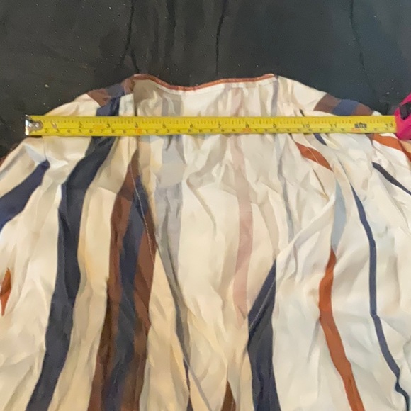 “ITALIAN” VINTAGE Designer Wrap Blouse fab sleeves. - Picture 12 of 14